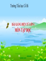 Tập đọc 4: Dế mèn bênh vực kẻ yếu