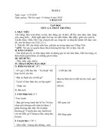 GIÁO ÁN LỚP 2A TUẦN 2