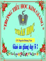 Tuần 11. Toán Tiết 55