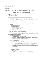 Văn 7 - Tuần 3 - TIẾT 83 --BỐ CỤC VÀ PHƯƠNG PHÁP LẬP LUẬN TRONG BÀI VĂN NGHỊ LUẬN