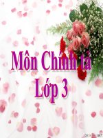 Chính tả  3- Tuần 34 - Bài:  Dòng suối thức