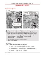 TUẦN 26 BÀI LUYỆN TẬP TIẾNG ANH UNIT 11 KHỐI 3