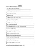 Tài liệu ôn tập trong thời gian nghỉ do dịch COVID-19 - Môn Anh 9