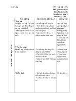 giáo án tuần 28 nhánh 1 chủ đề nước và hiện tượng tự nhiên