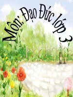 Đạo đức 3 - Quan tâm chăm sóc ông bà cha mẹ - Tiết 2