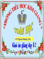 Tuần 4. Toán -  Tiết 18 -Ôn tập và bổ sung về giải toán