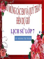 Bài 7: Những nét chung về xã hội phong kiến