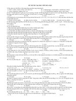 Download 50 câu đề thi trắc nghiệm hóa học 12 hay