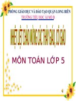 Toán 5 - Tuần 31 - Luyện tập (Tiết 156)