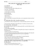 nội dung ôn tập học kì ii môn vật lí 6789 năm học 20192020  thcs huỳnh khương ninh