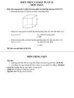 * Phiếu học tập - Khối 5 - Tuần 22
