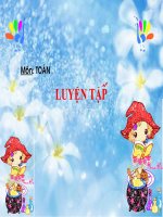 BGĐT môn Toán - Lớp 4a1- Tuần 16- Tuyết Thanh