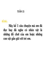 BGĐTphân  môn KC - Lớp 4a1- Tuần 15- Tuyết Thanh