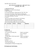 Đề cương và đề kiểm tra học kì I môn Ngữ Văn 6 năm học 2019 - 2020