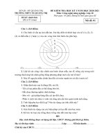 Đề kiểm tra cuối HKI năm học 2020 - 2021 (CNNN - K10)