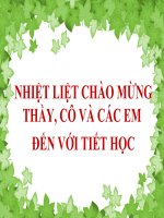 ĐẠI 8 - TIẾT 60 - BẤT PHƯƠNG TRÌNH MỘT ẨN - MAI HIÊN