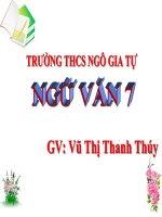 Tiết 50: Cách làm bài văn biểu cảm về tác phẩm văn học