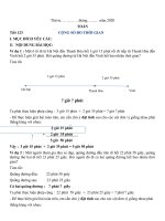 Bài học thứ tư, ngày 29 tháng 4 năm 2020 - Khối lớp 5