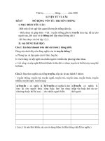 Bài học thứ ba, ngày 05 tháng 5 năm 2020 - Khối lớp 5