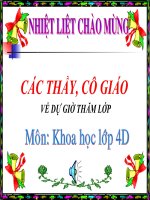 Khoa học - Tuần 15 - Làm thế nào để biết có không khí?