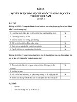 Đáp án Công dân 7-tuần 24&25