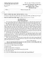 Bài kiểm tra định kì cuối  HK2 - Năm học 2019 - 2020 - Môn Tiếng Việt - Lớp 4