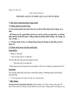 VĂN 7 -- Tuần 23 - tiết 3+4. Tìm hiểu chung về phép lập luận chứng minh