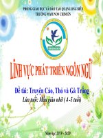 Giáo án điện tử Văn học: Truyện 
