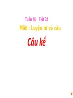 BGĐT môn Tiếng Việt - Lớp 4a1- Tuần 16- Tuyết Thanh