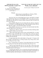 Tiếp tục cho HS nghỉ học và hướng dẫn khử khuẩn lần 3 của Phòng Giáo dục Đào tạo huyện Gia Lâm