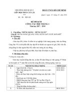 Kế hoạch tháng 1 - Công tác đội và phong trào thiếu nhi năm học 2017 - 2018