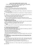 nội dung trọng tâm môn lịch sử tuần 2383  thcs trần quốc toản