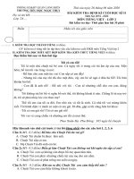 Bài kiểm tra định kì cuối HK 2  - Năm học 2019 - 2020 -  Môn Tiếng Việt -  Lớp 2