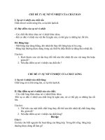 Môn Vật Lí Lớp 6 - tuần 22 - 23