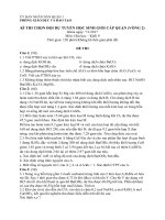 nội dung ôn tập học sinh giỏi lớp 9 môn hóa học  thcs minh đức