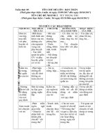 kế hoạch giáo dục tuần 5