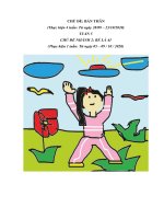 GIÁO ÁN TUẦN 5: BÉ LÀ AI