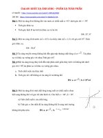 Lý 11 - Chủ đề: Khúc xạ ánh sáng, Phản xạ toàn phần