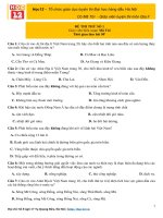 10 đề thi thử THPT môn Địa lý