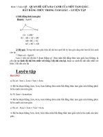 Hình học 7 - Tuần 8 - $3 Quan hệ giữa 3 cạnh của Tam giác. Bất đẳng thức Tam giác