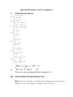 tài liệu ôn tập trong thời gian nghỉ do dịch covid19  môn toán 9  thcs lương định của