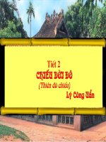 VĂN 8 - TIẾT 2: CHIẾU DỜI ĐÔ. GV: Nguyễn Thị Đào
