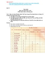 Ôn tập môn Địa Khối 8 Tuần 24 - 25