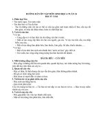 Ôn tập môn Sinh Khối 6 Tuần 24 - 25