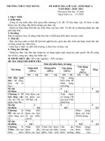 Đề KTGK HKI môn Sinh 6