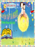 Tuần 8; luyện tập tả cảnh dùng đoạn mở bài, kết bài