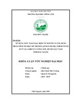 Sử dụng máy toàn đạc điện tử south và ứng dụng phần mềm tin học để thành lập bản đồ địa chính tờ số 18 tỷ lệ 1 chia 1000 xã cương sơn, huyện lục nam tỉnh bắc giang​  