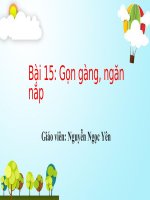 BGĐT - 1A9 - Tuần 17 - Yên