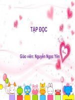 BGĐT - 1A9 - Tuần 19 - Bài 1 - Yên