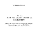 văn bản số 7608 bgdđtgdtrh về khung phân phối chương trình môn học  thcs lương định của